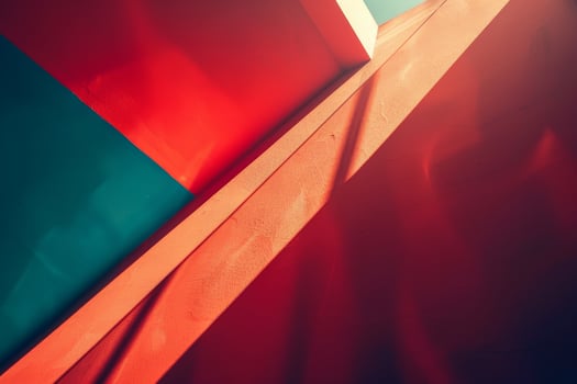 Abstract red and blue abstract background photo