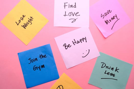 Inspiring and Colorful Motivational Sticky Notes to Keep You Focused on Your New Year Resolutions photo