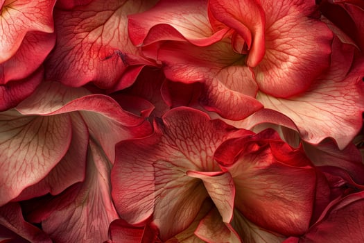 A close up of a bunch of red flowers photo