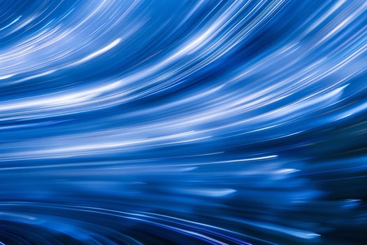 Abstract blue light motion blur background photo
