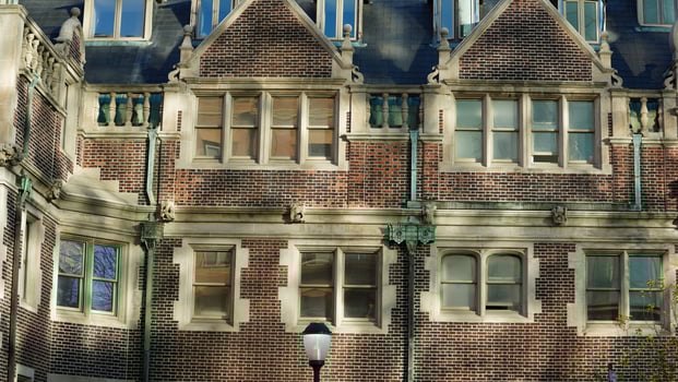 The old architectures located in the University of Pennsylvania in Philadelphia photo
