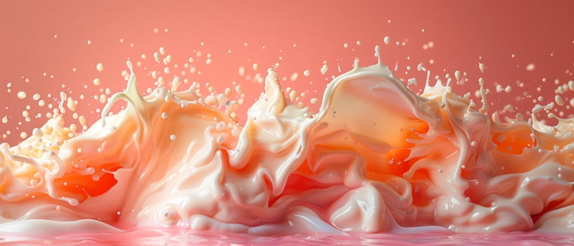 Photo of a cream waves