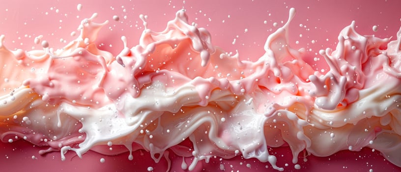 Photo of a cream waves