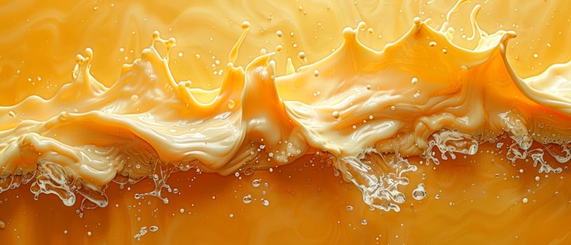 Photo of a cream waves