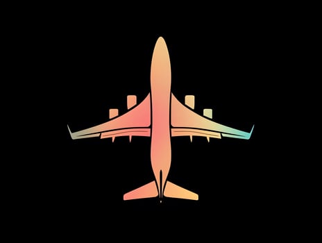 Aviation Airplane Flight Logo Travel Icon Plane Symbol photo