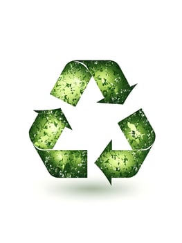 Isolated Green Eco-friendly Waste management Recycling Recycle symbol photo