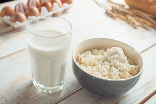 fresh cottage cheese photo