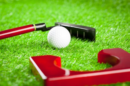 Mini golf equipment photo