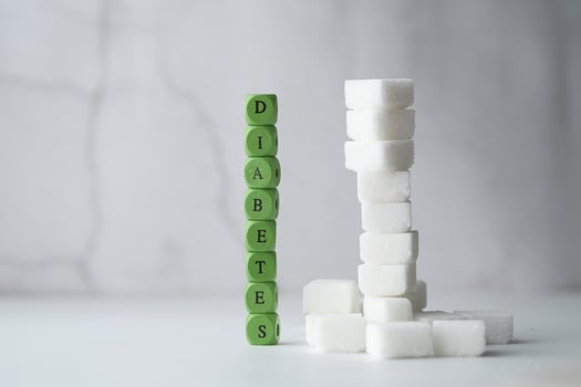 Raising Diabetes Awareness Understanding Sugar Cubes, Letter Blocks, and Their Impact photo