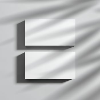 Business card design simulation photo