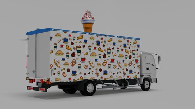 burger and food van 4k photos