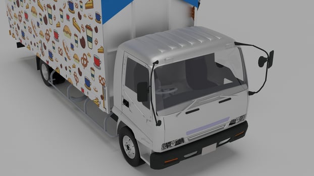 burger and food van 4k photos