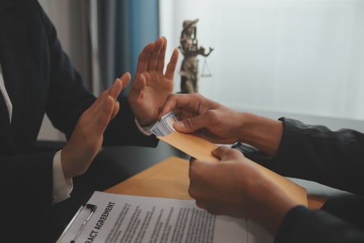 Law theme, gavel or mallet of the judge, lawyer enforcement officers, evidence-based cases taken into account in the court abount business, legislation. photo