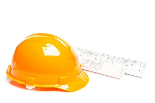 Set of architect tools photo