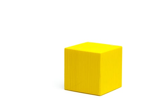 cube isolated on white background photo