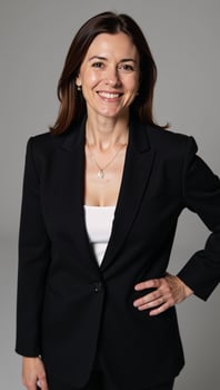 Portrait of a professionallooking woman in a corporate setting photo
