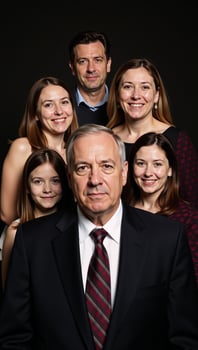 Family Tree Portrayal of people as interconnected branches on a familial tree photo