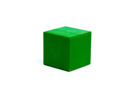 cube isolated on white background photo