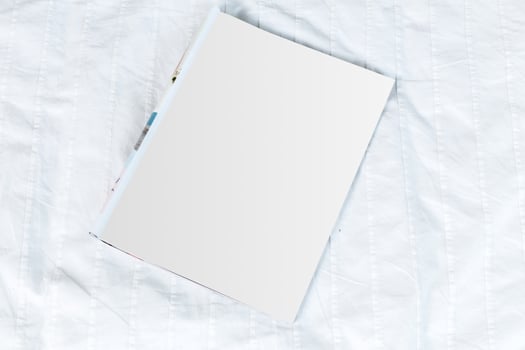 Mock up, photo paper, white sheet