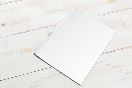Mock up, photo paper, white sheet