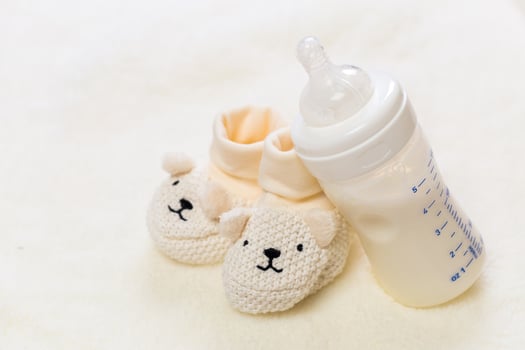 Collection of items for babies photo