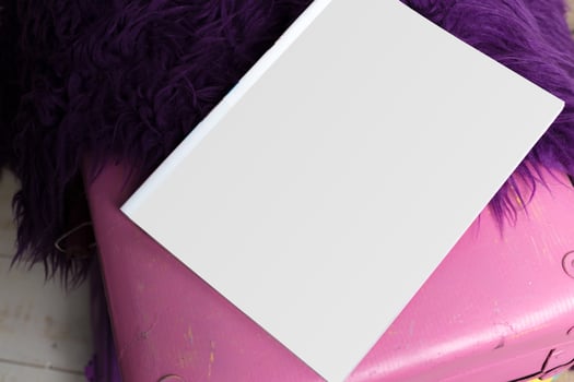 Mock up, photo paper, white sheet
