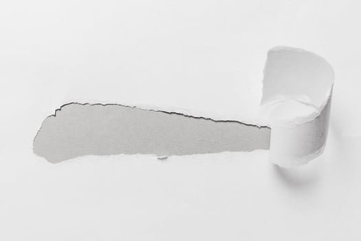 white ripped paper photo