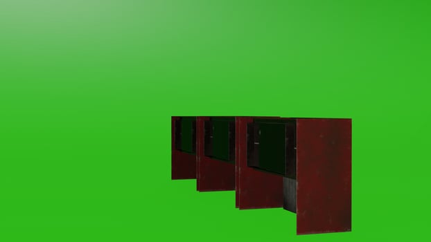 A green screen with a green background photo
