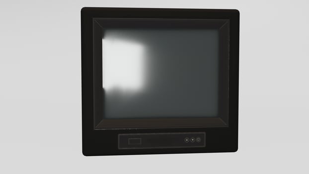 A black and white picture frame with a mirror photo