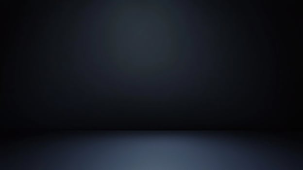 Dark room with black walls and floor photo