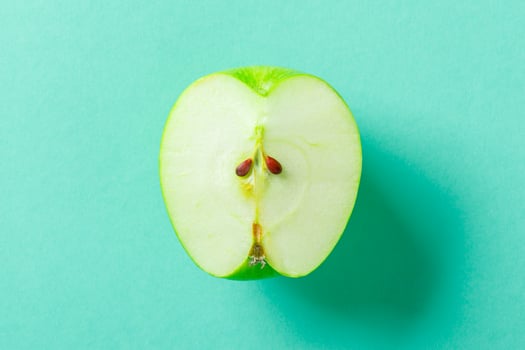 ripe green apple photo