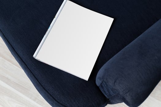 Mock up, photo paper, white sheet