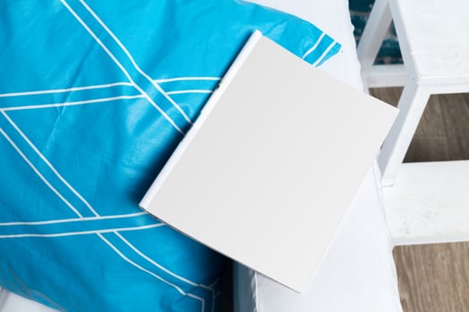 Mock up, photo paper, white sheet