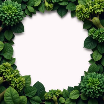 A 3Drendered image featuring intricate cutout jungle greenery as a backdrop photo