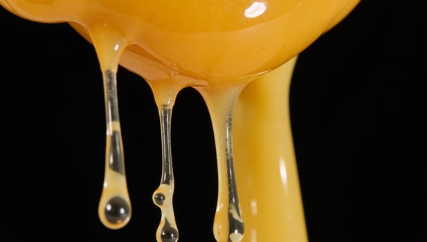 Melted Cheese Splash Isolated Droplets Bubbles Melting Cheese Flow Isolated photo