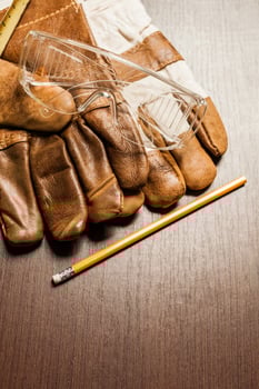 Set of architect tools photo
