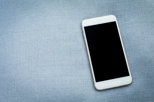 mobile, smartphone with black blank screen photo
