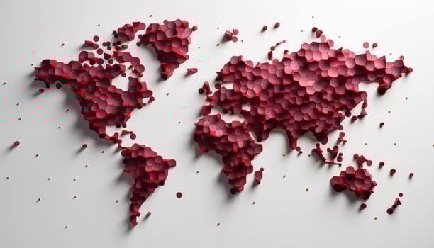 World map - abstract background photo