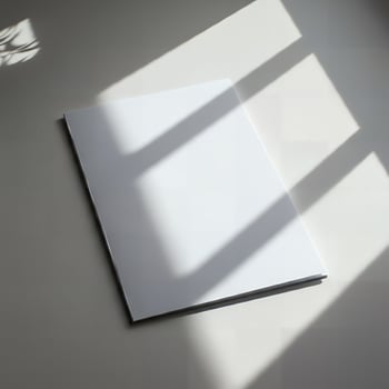 Blank flyer, awaiting your creative touch photo