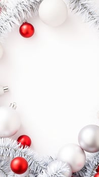 white pine ornament border photo