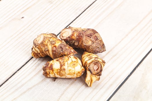Natural organic raw ginger root photo