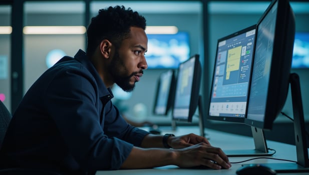Cybersecurity threat from an AfricanAmerican viewpoint digital safeguarding photo