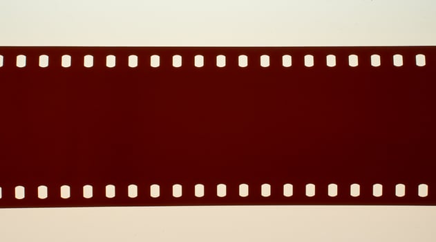 Old film strip for photo frame
