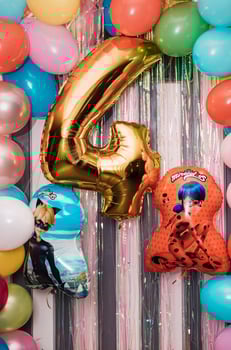 Children's birthday 4 years photo