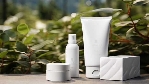 Cosmetic Products Mock up photo