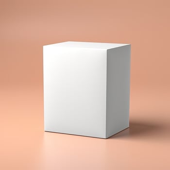 Blank Box Mock Up photo
