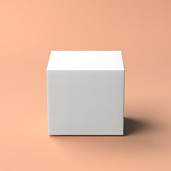 Blank Box Mock Up photo