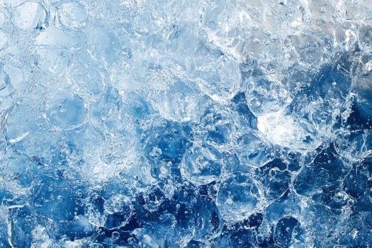 Ice texture background with blue and white ice photo