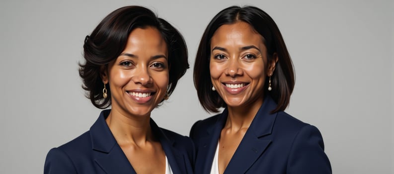 Two African American female business leaders depicted in an empowering context photo