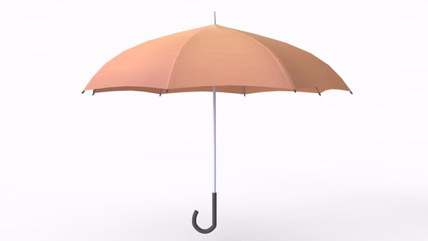 umbrella with white background photo
